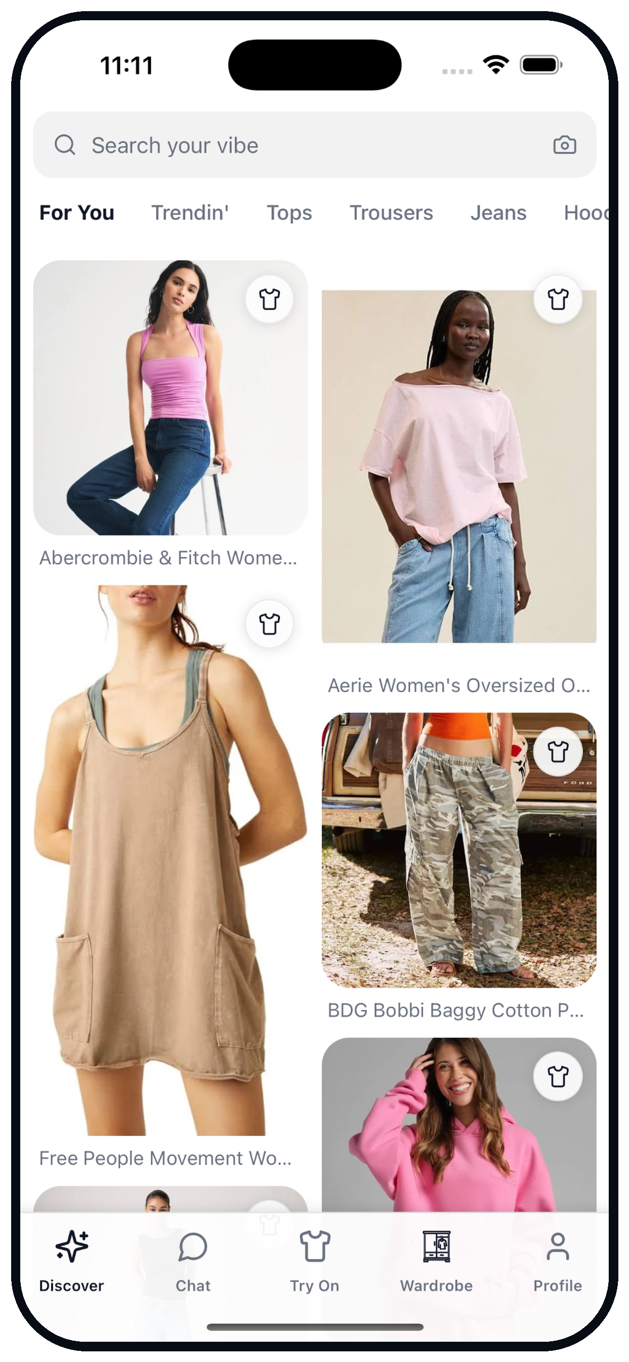 The Glook discovery feed